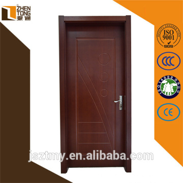 High quality solid wood swing veneered solid door wooden door